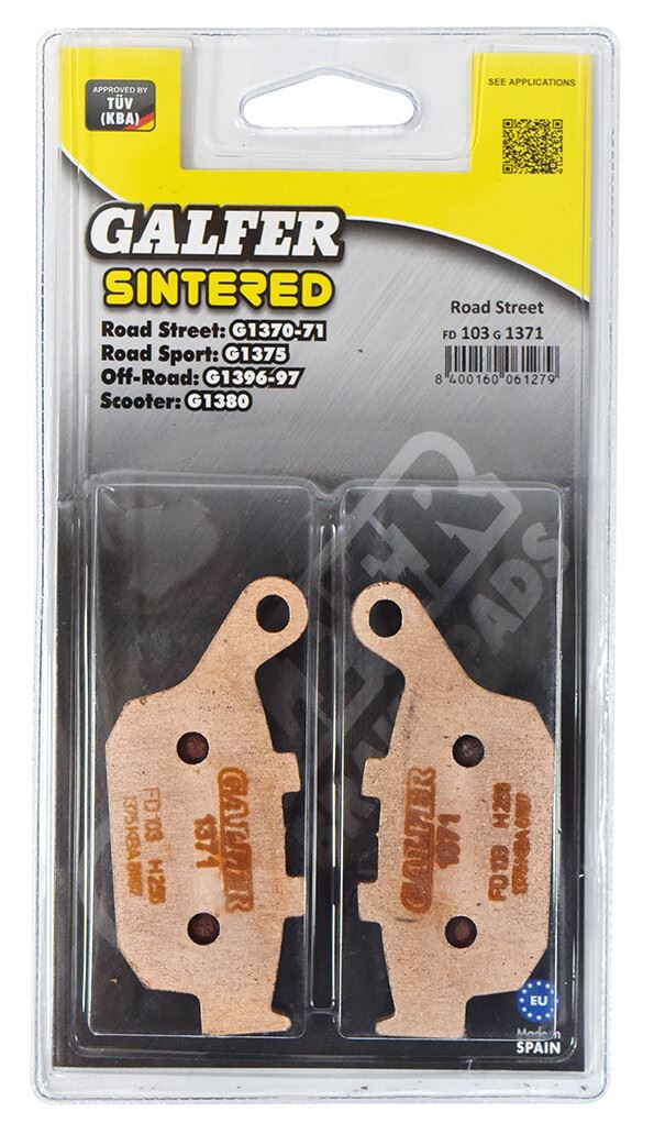 Galfer Brake Pad FD103,AD020,VD147,FA140,FDB531,SBS614