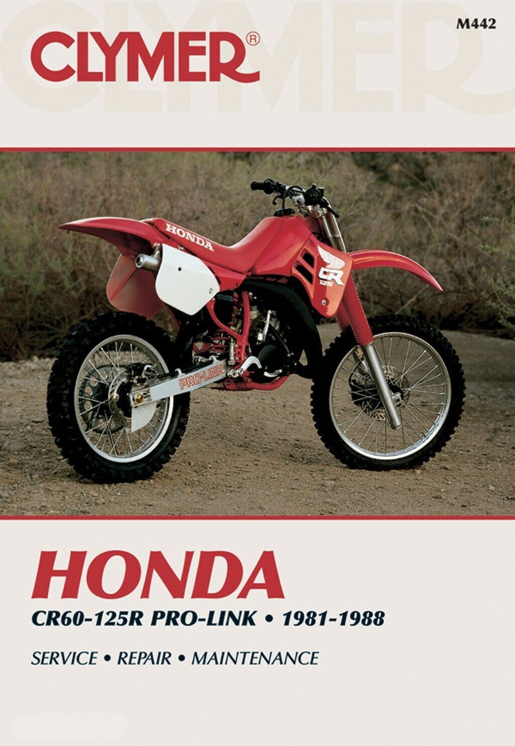 Clymer Repair Manual For Honda CR 125 RE 1984 (0125 CC)