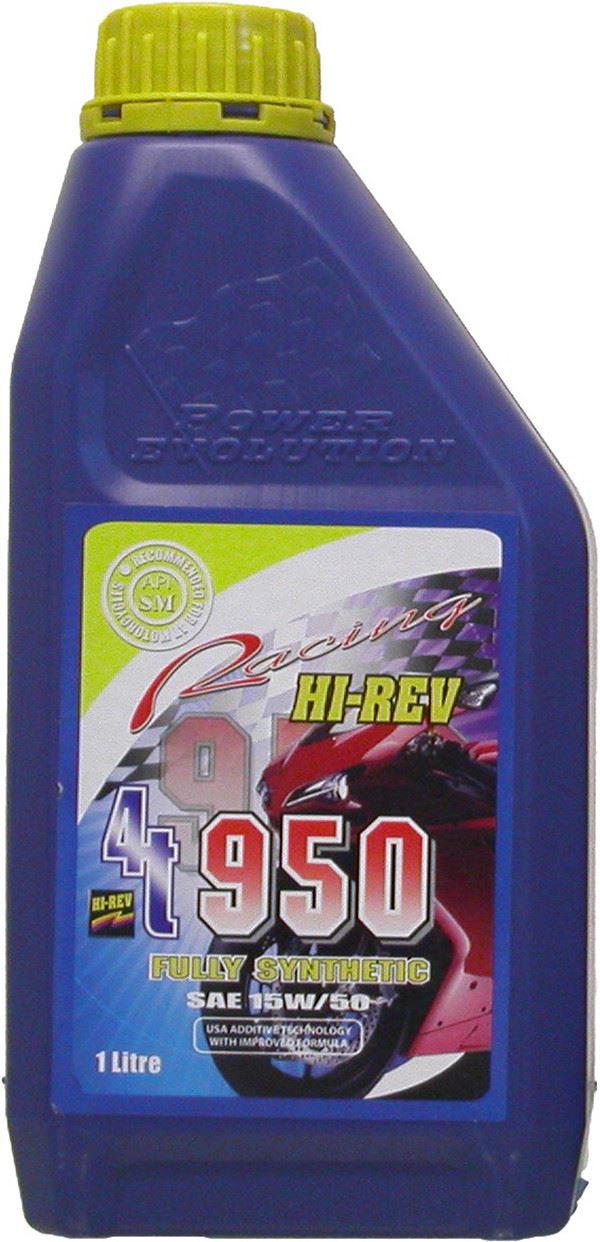 Hi-Rev Super 4T 100% synthetic 15w/50 4 stroke oil