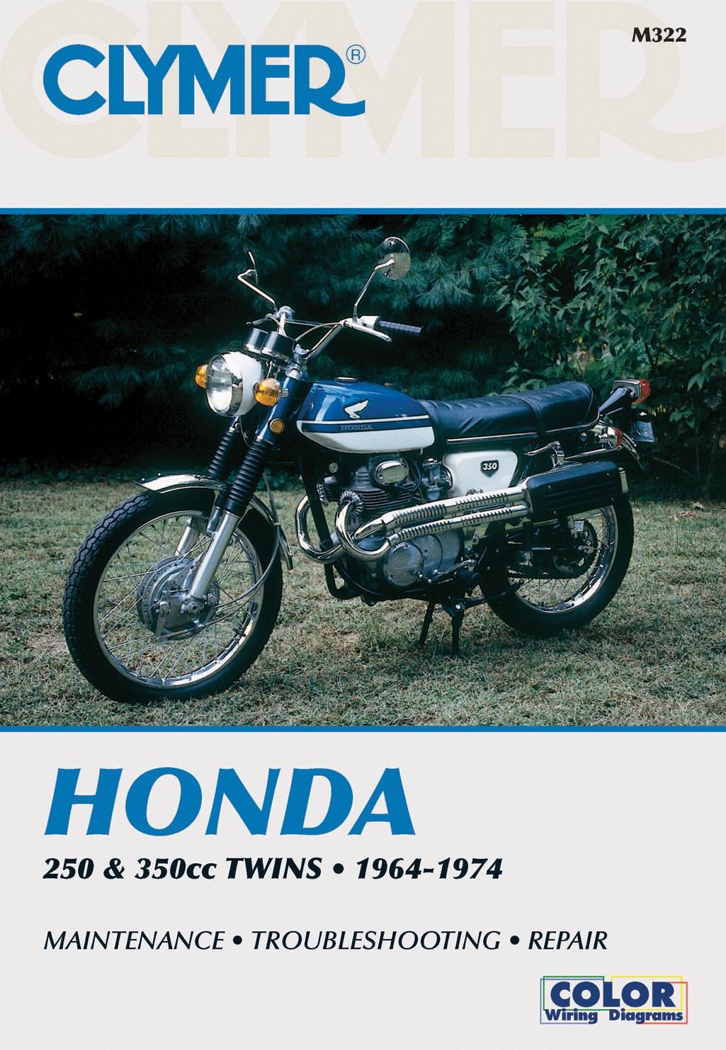 Honda CL 350 Scrambler K 1971 (0350 CC) - Clymer Repair Manual