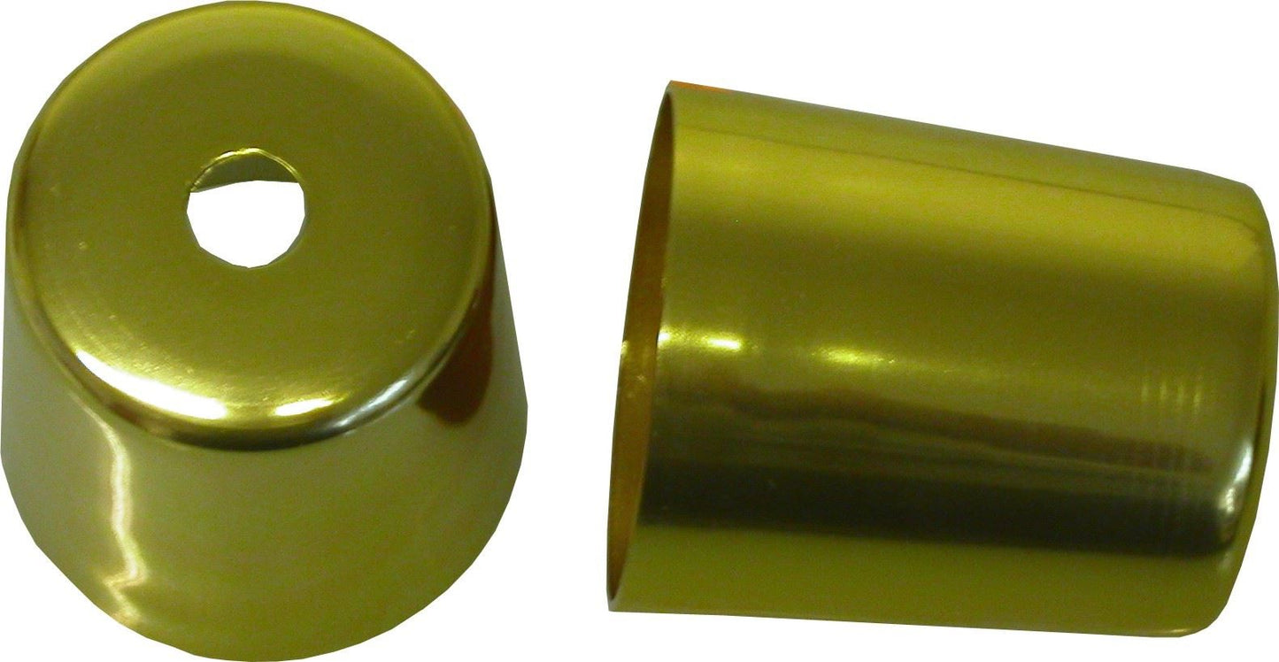 Handlebar Bar End Cover Gold For Yamaha YZF1000R Thunderace (Pair)