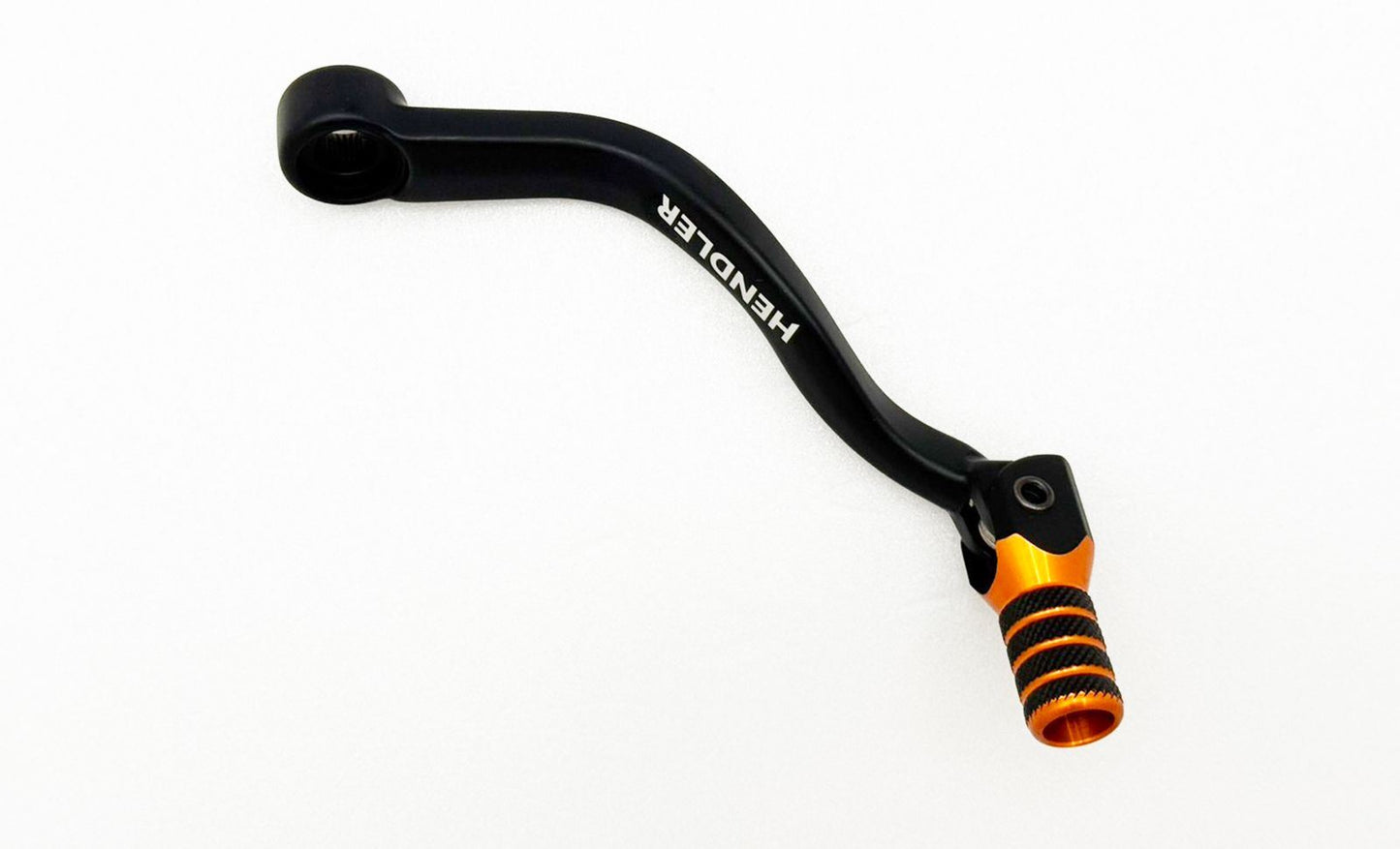 Gear Lever Alloy Black with Orange Tip KTM 125 SX 23-25, 250 SX 23-25, 300 SX 23-24, 250 EXC 24, Husqvarna TC125 23-25, TC250 23-25, TE250 24, Gas Gas MC125 24-25, MC250 25, EX250 24-25