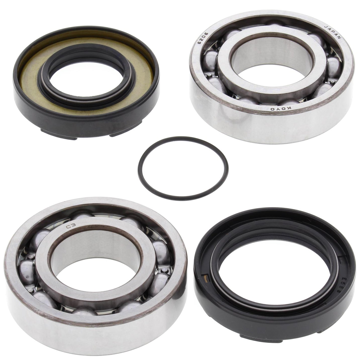 Crank Shaft Bearing Kit Yamaha DT250 77-79, IT250 77-83, MX250 1975, TY250 74-77, TY350 85-86, YTZ250 Tri Moto 85-86, YZ250 1982, YZ250 1986, YZ250 1987, YZ250 76-77, YZ250 76-87, YZ250 78-81, YZ250 83-85
