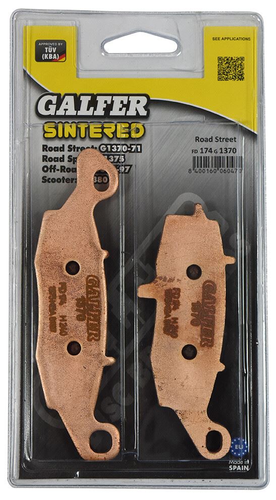Galfer Brake Pad FD174,AD104,FA229,VD435,SBS705,FDB2048,DP322