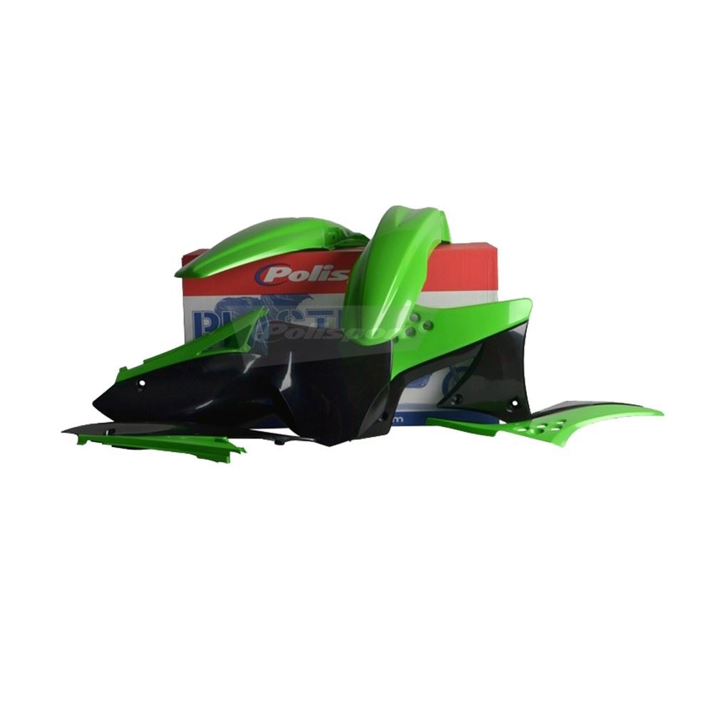 POLISPORT PLASTIC KIT KAWASAKI KX250F 2009-2012, OEM 09