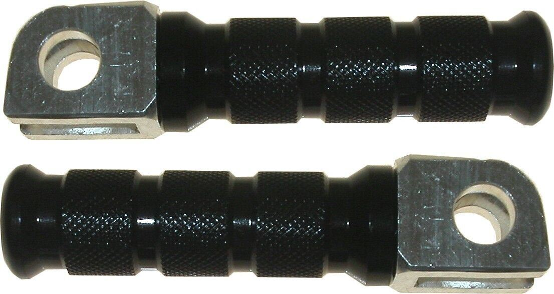 Footrests Anodised For Suzuki Black (Pair)