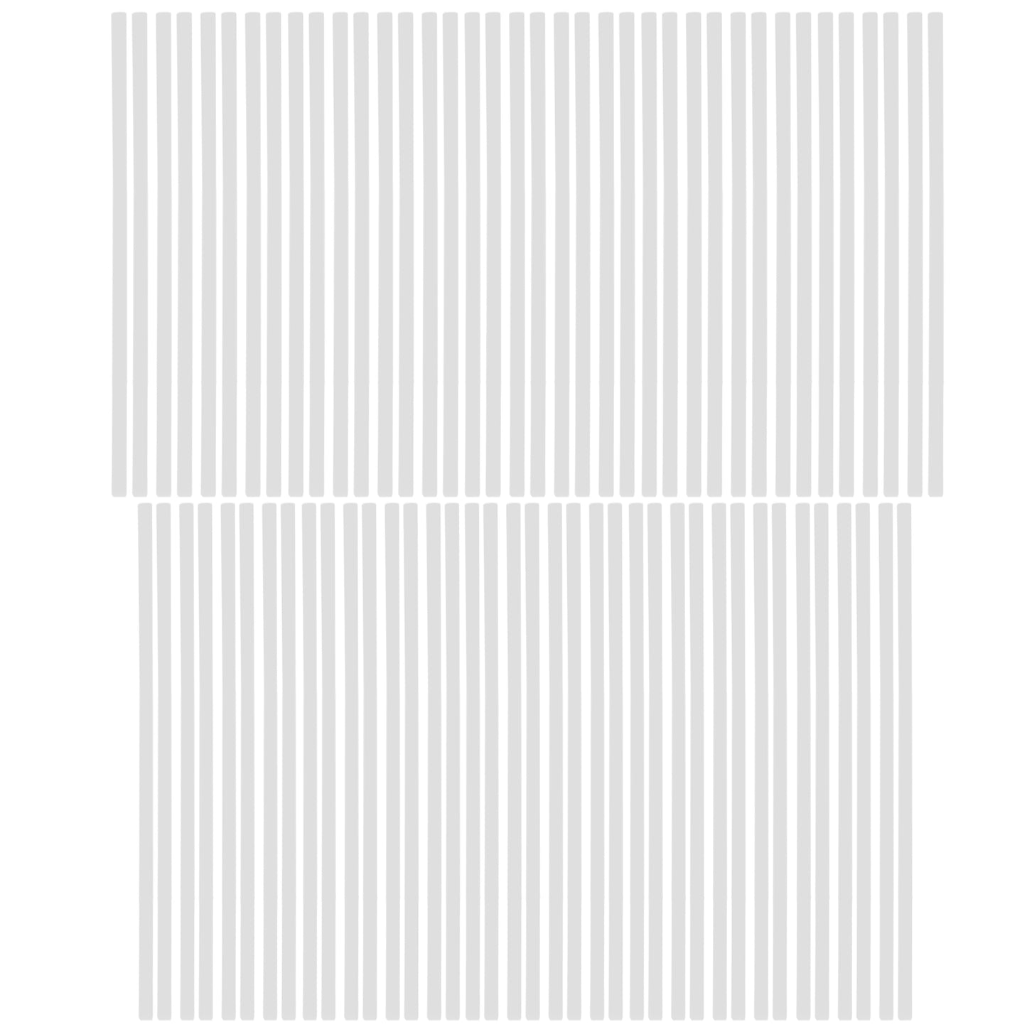 WHITE SPOKE SKIN SET 8.5" & 7.5", 76 PCS