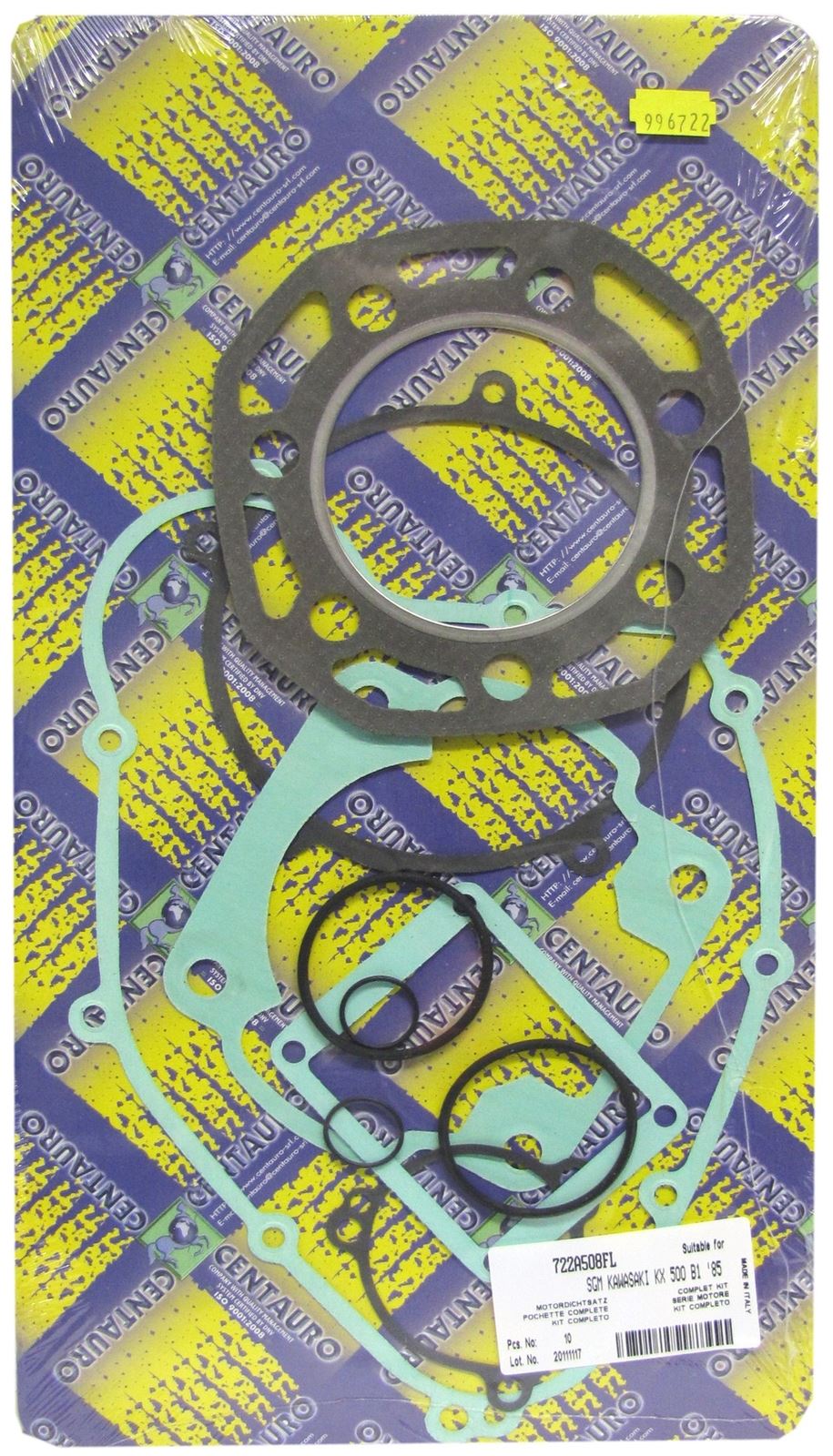 Centauro Full Gasket Set Kawasaki KX500B1 1985