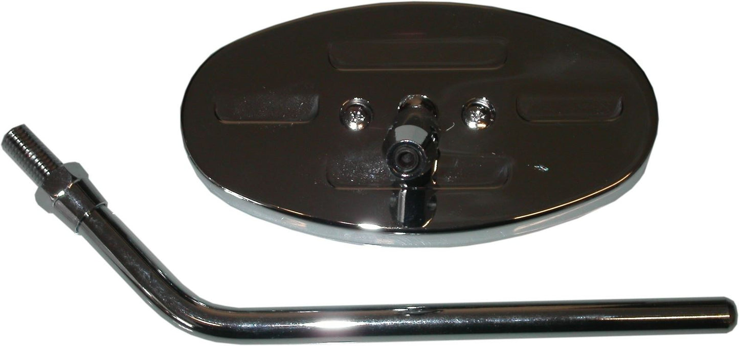 Mirror 10mm Chrome Oval Right Hand Yamaha Thread