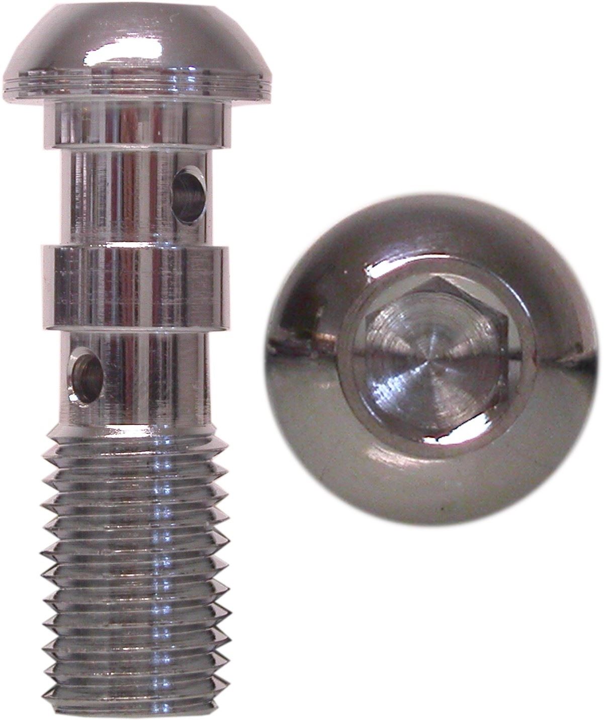 Banjo Bolt 3/8 UNF Twin Chrome (Per 5)