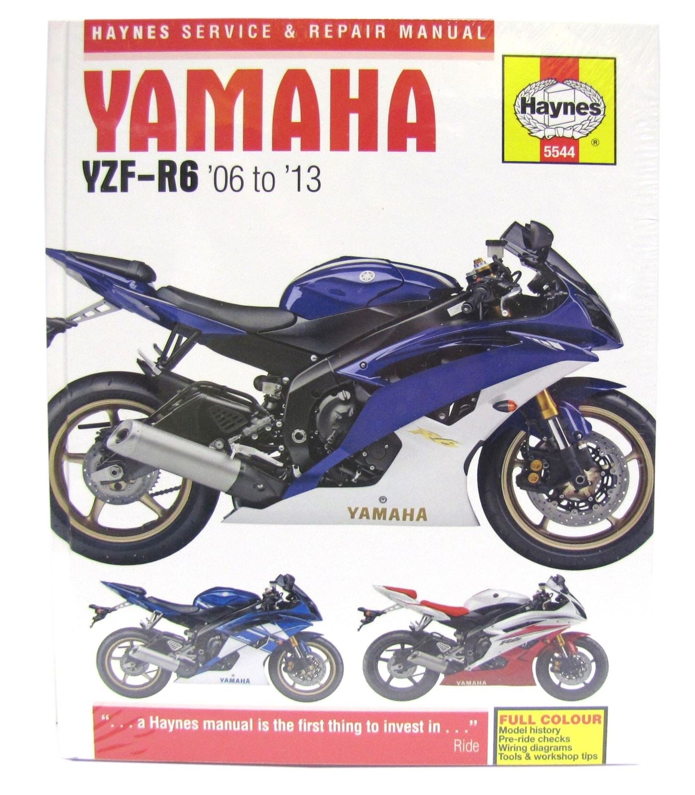 Haynes Manual Yamaha YZF-R6 06-13