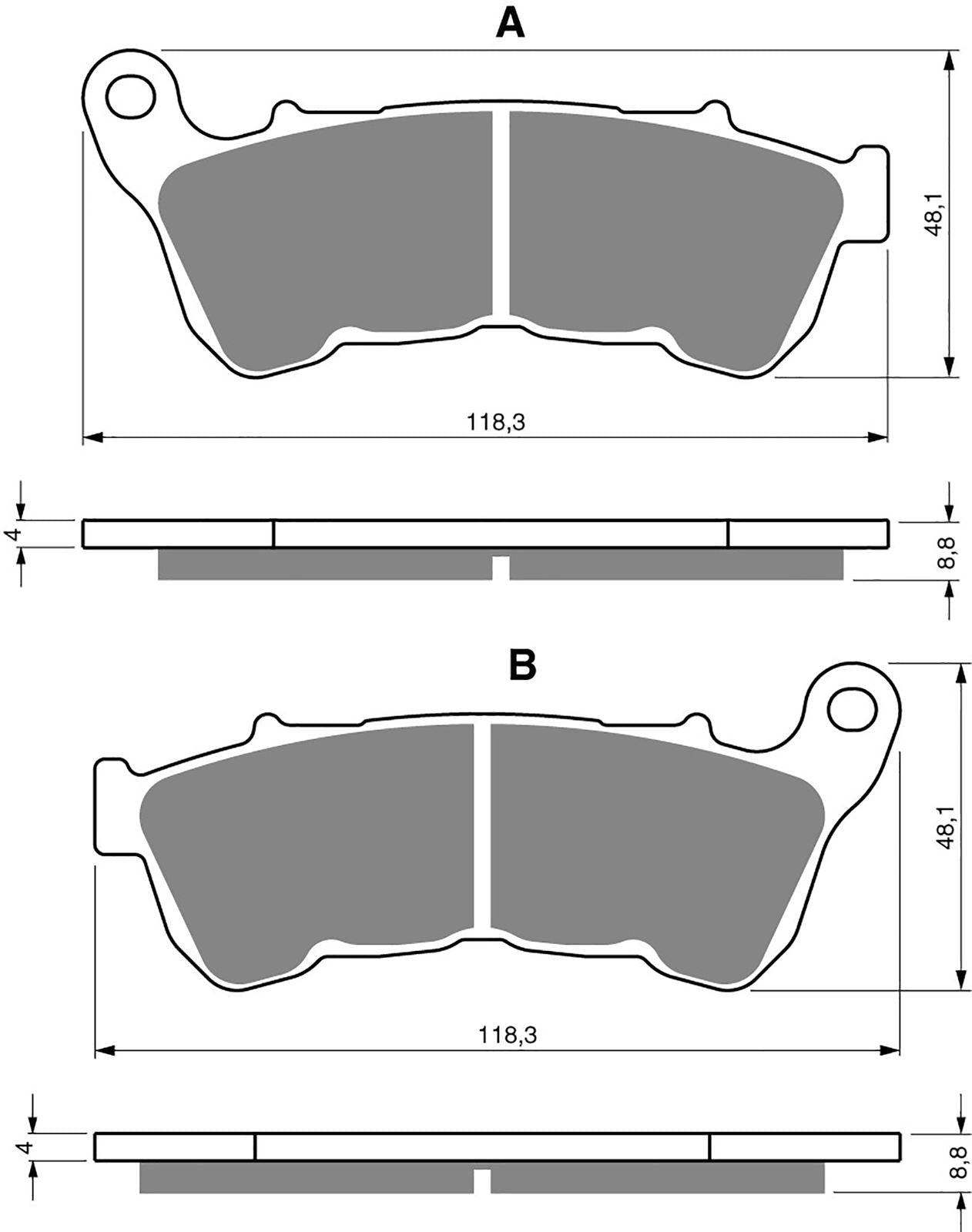 Goldfren Brake Pads AD359, FA640