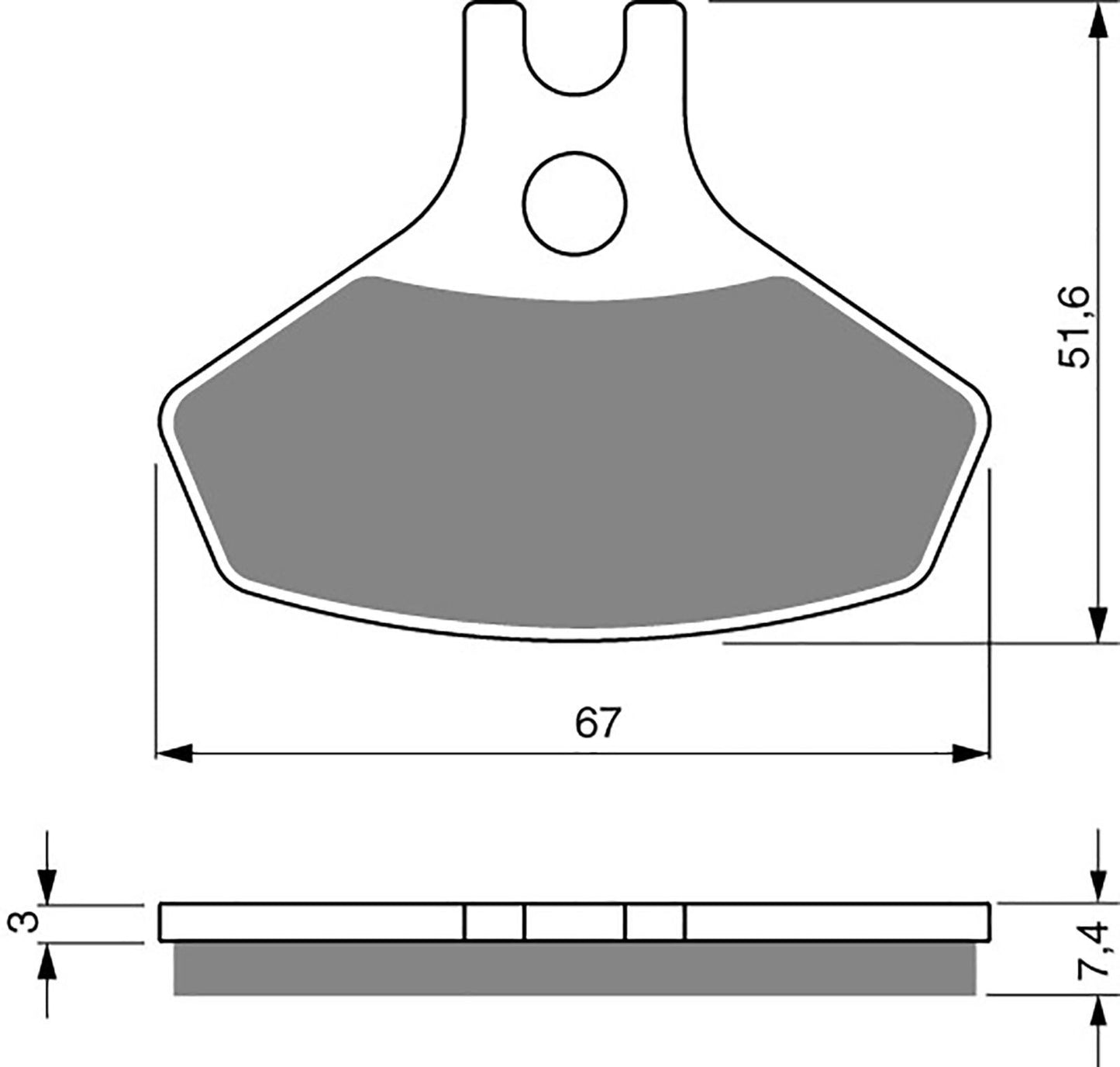 Goldfren K1-291,FA468,DP991 Can-Am DS450,DS450X 08 Front