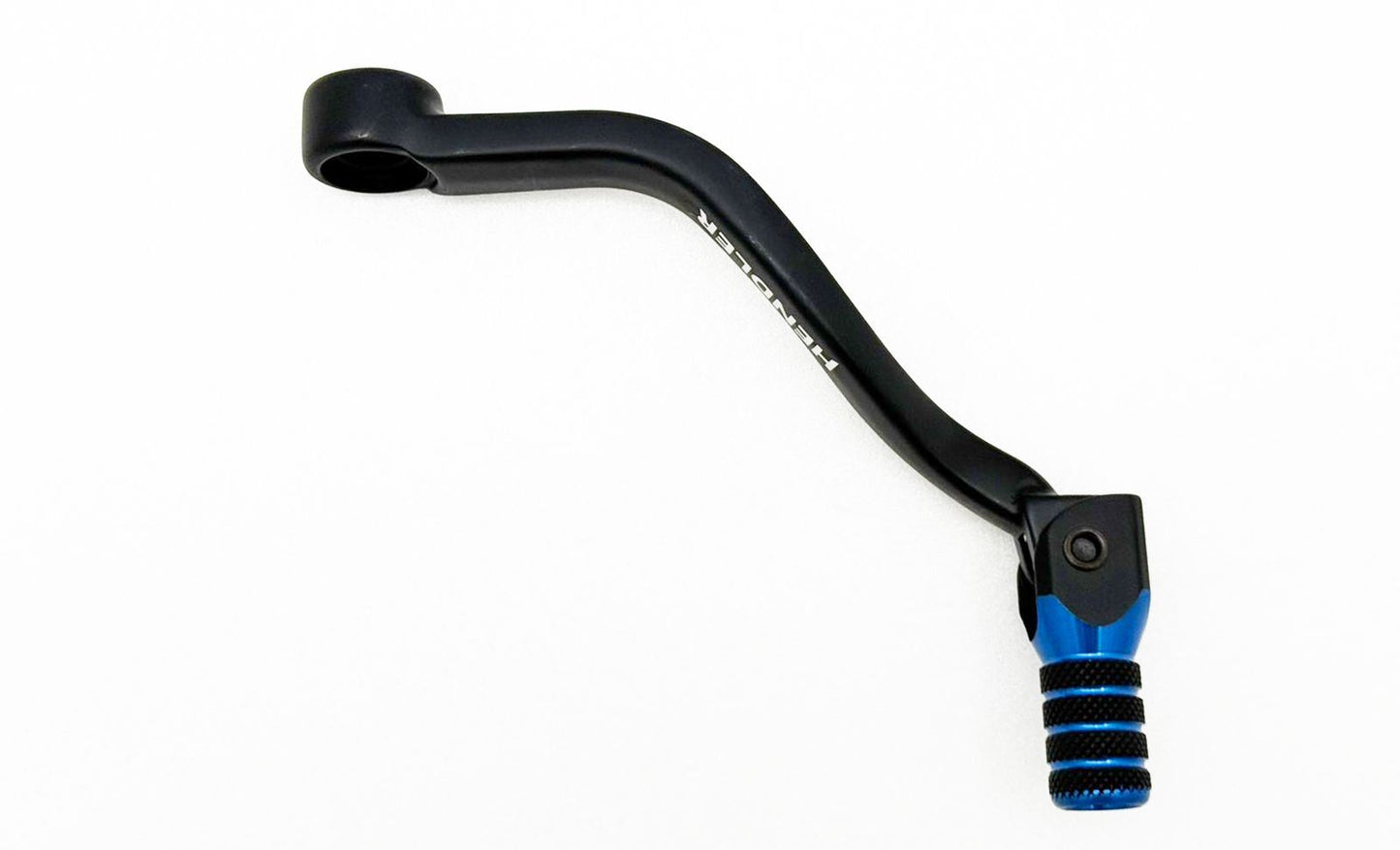 Gear Lever Alloy Black with Blue Tip KTM 125 SX 23-25, 250 SX 23-25, 300 SX 23-24, 250 EXC 24, Husqvarna TC125 23-25, TC250 23-25, TE250 24, Gas Gas MC125 24-25, MC250 25, EX250 24-25