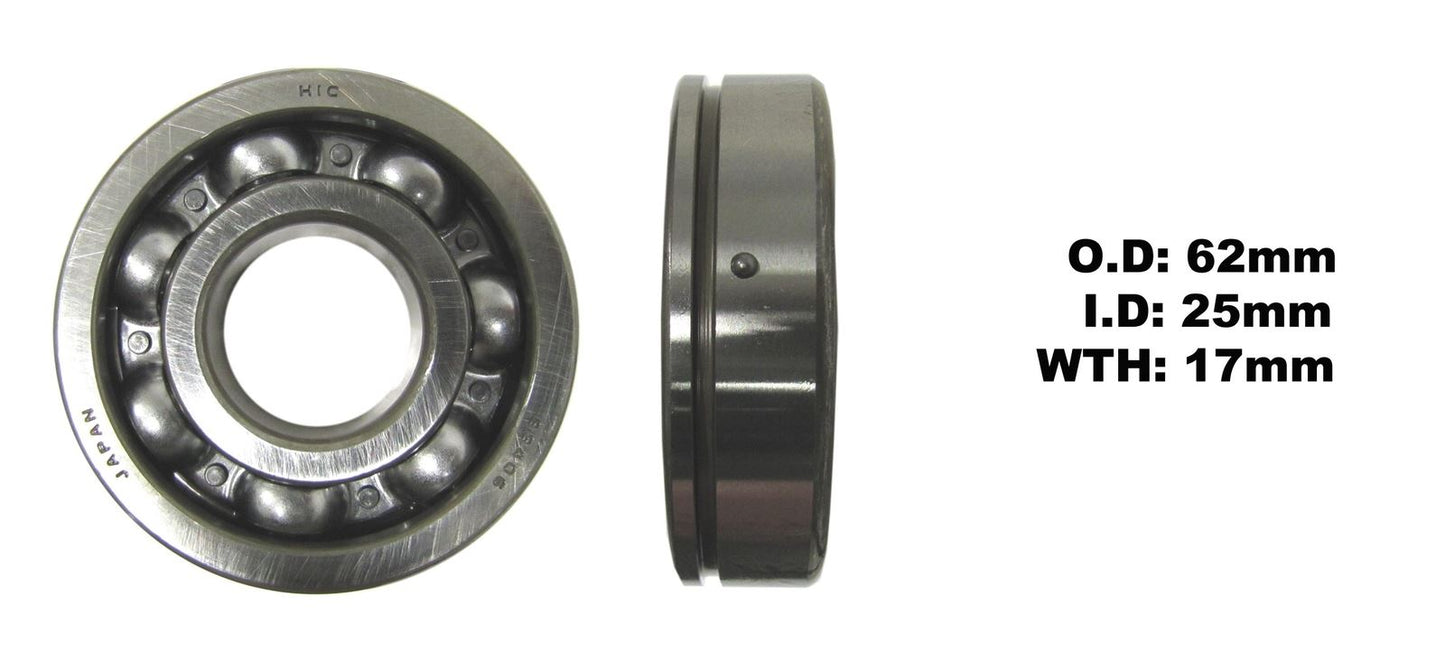 HIC Bearing 83406-9C3 (ID:25mm x OD:62mm x W:17mm)