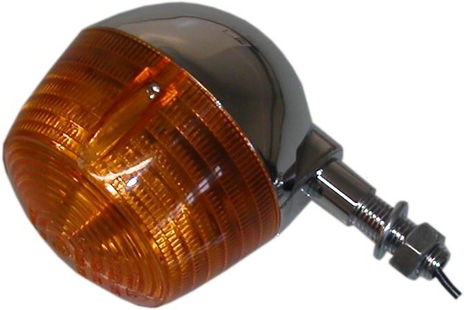 Indicator Suzuki FZ50 Front & Rear, SB200 Front (Amber) (Stem 12mm & 10mm Thread, OD 70mm)