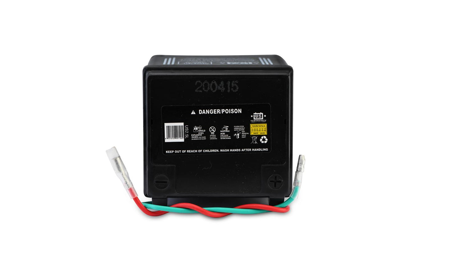 MTX Power/ US Powersports Battery XB2.5L-C/ US2.5L Sealed 12v 2.5AH CCA:25A L:81mm H:102mm W:77mm CB2.5L-C