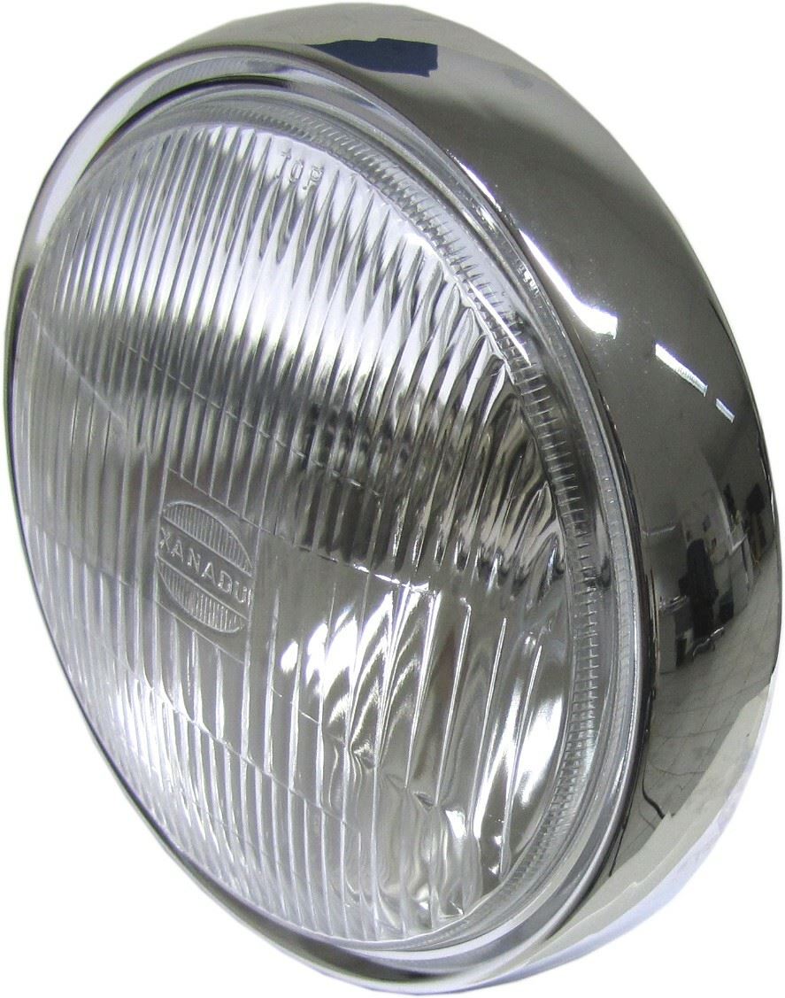 Headlight Rim & Reflector as fitted to Kawasaki KH250 6"