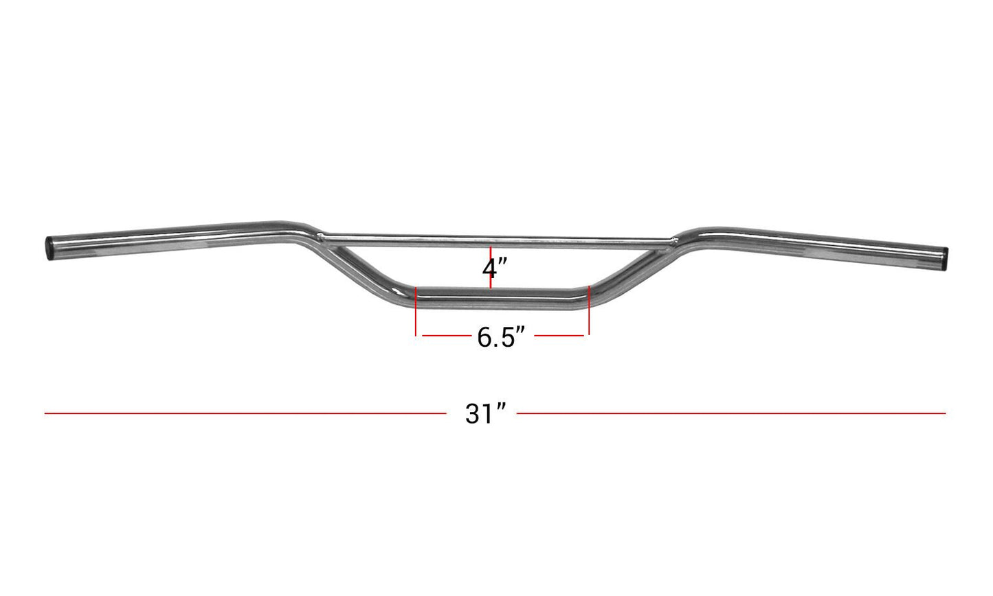 Handlebar 7/8'' Chrome Trail 3.50'' Rise