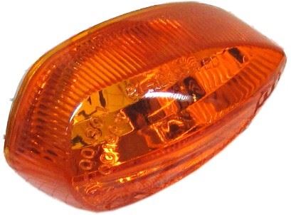Indicator Lens Yamaha YZF R1 09-10 Front Right & Rear Left (Amber)