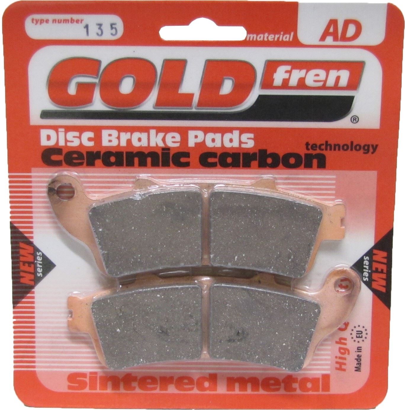 Goldfren Brake Pads AD135, FA281, SBS722