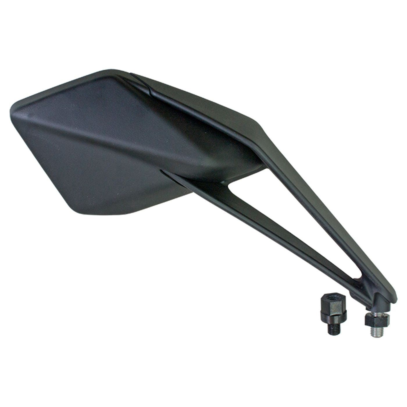 Mirror Right 10mm Black Kawasaki Z1000 (ZR1000F) 14-16, Z1000 ABS (Z1000G) 14-16, Z1000R (ZR1000J) 17-20, Z1000 (ZR1000H) 18-20 (E-Marked) OE Refs: 56001-0292-46V, 56001-0344-46V
