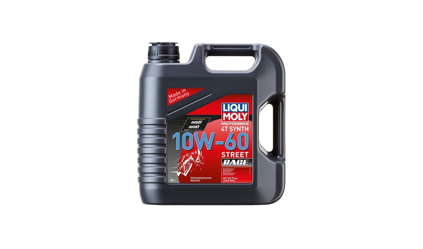 Liqui Moly 4T Motorbike Race 10w60 Street Fully Synthetic Oil 4 Litres