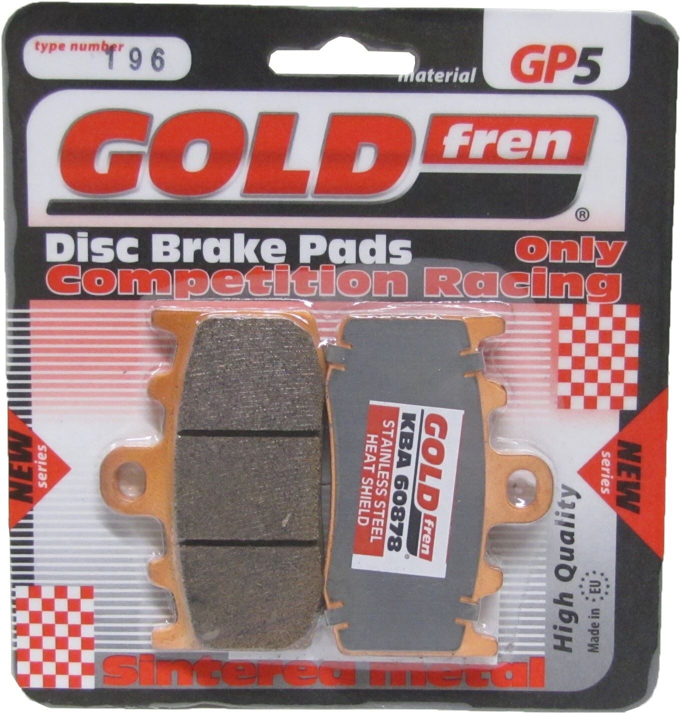 Goldfren GP5-196, FA335, SBS796, FDB2125, DP641, VD9000