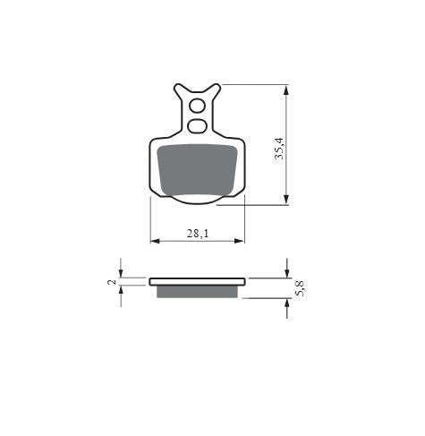 Goldfren K5-439 KTM 50 SX 24-25, 50 SX-E 3 23-25, Husqvarna TC50 24-25, Gas Gas MC50 24-25
