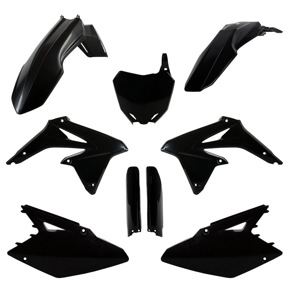 POLISPORT PLASTIC KIT SUZUKI RM-Z450 2008-2017, BLACK