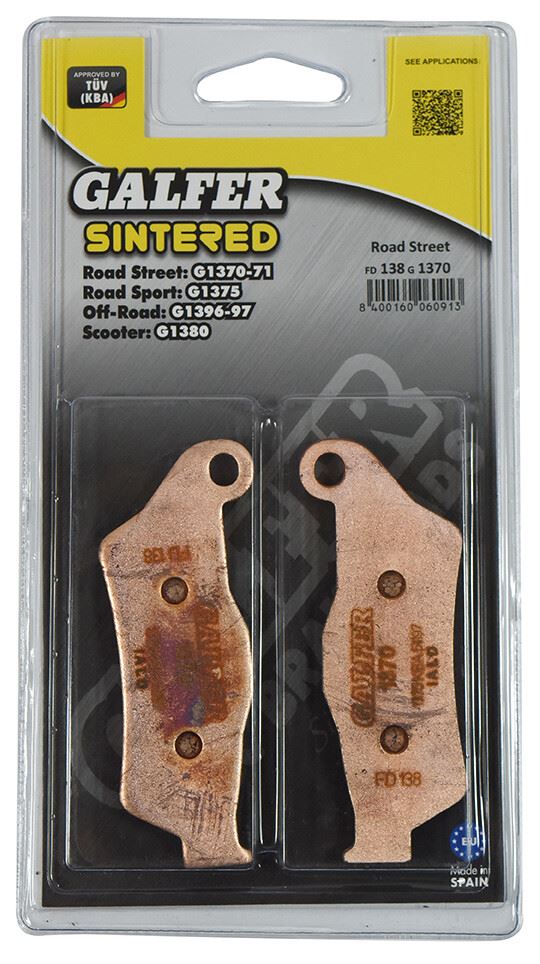 Galfer Brake Pad FD138,AD031,VD947,FA181,FA245,FDB2016,SBS671