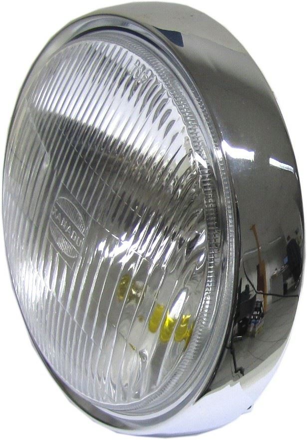 Headlight Rim & Refl as fitted Kawasaki KH250 with parking light
