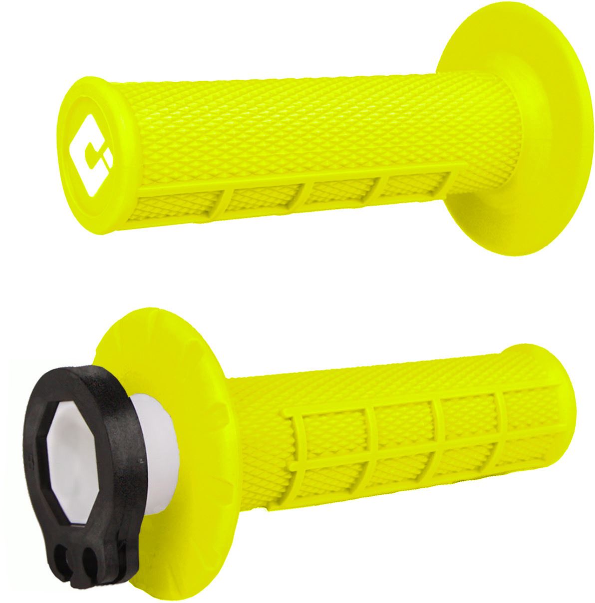 ODI Grips Half Waffle Lock On Flo Yellow