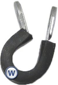 Mikalor Rubber Lined P Clip ID 8mm & 12mm Wide