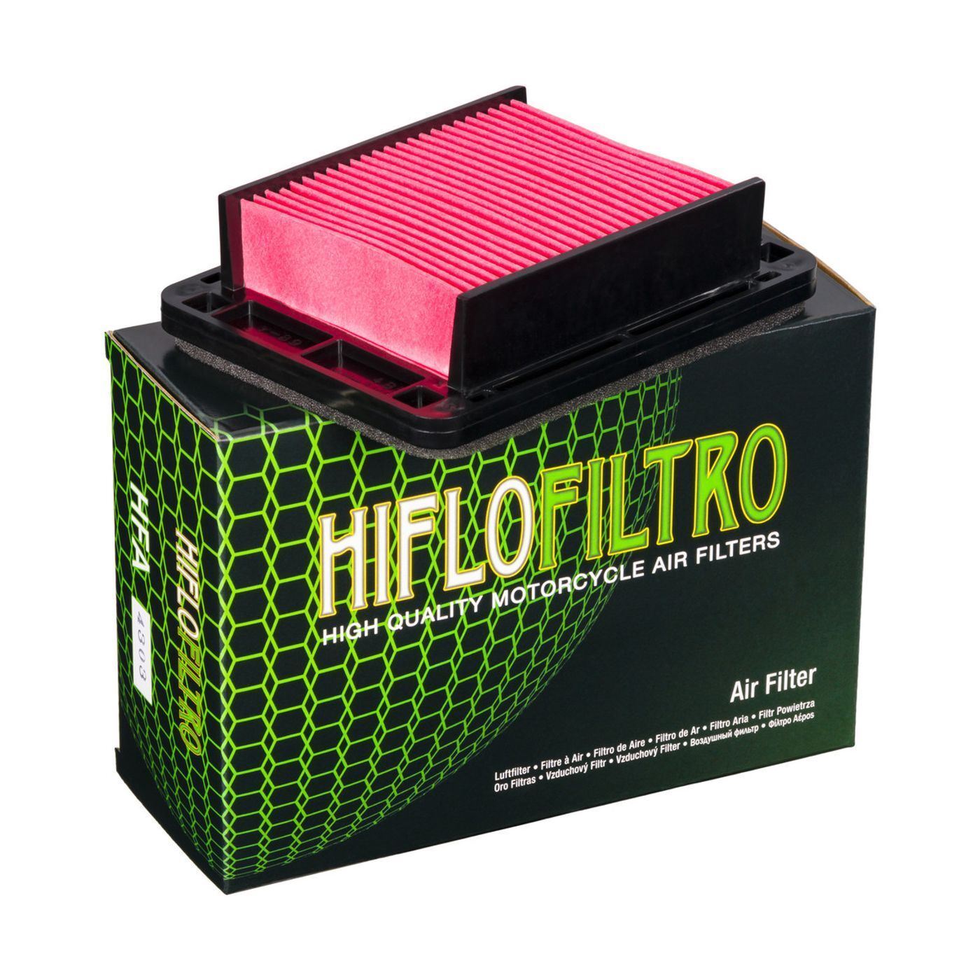 HiFlo Air Filter Yamaha YZF-R3 2015-2022, MT-03 2016-2023, MT-25 2018-2022, YZF-R25 2018-2022, FZ25 2018-2023 (1WD-E4451-00)
