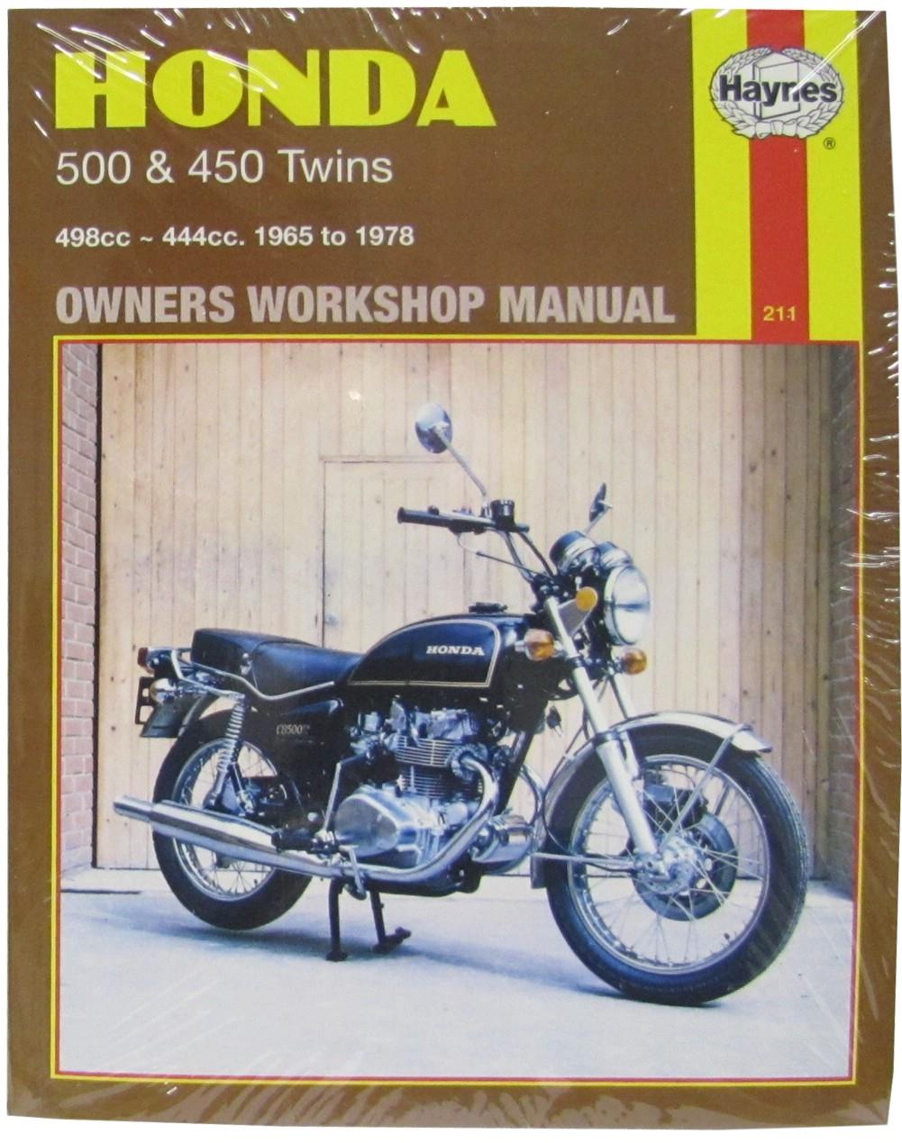 Haynes Manual Honda CB500 & 450 Twins
