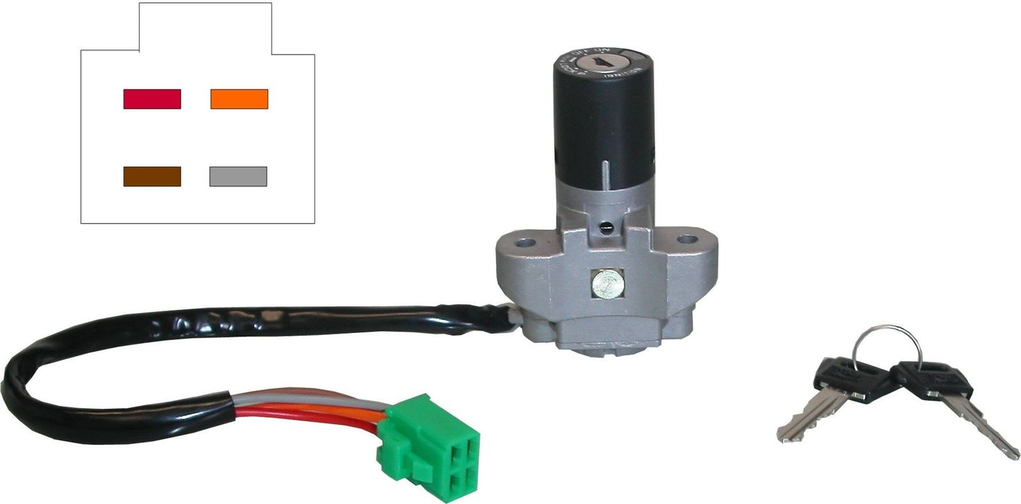 Ignition Switch Suzuki GSXR Range 90-94, GN125 (4 Wires)