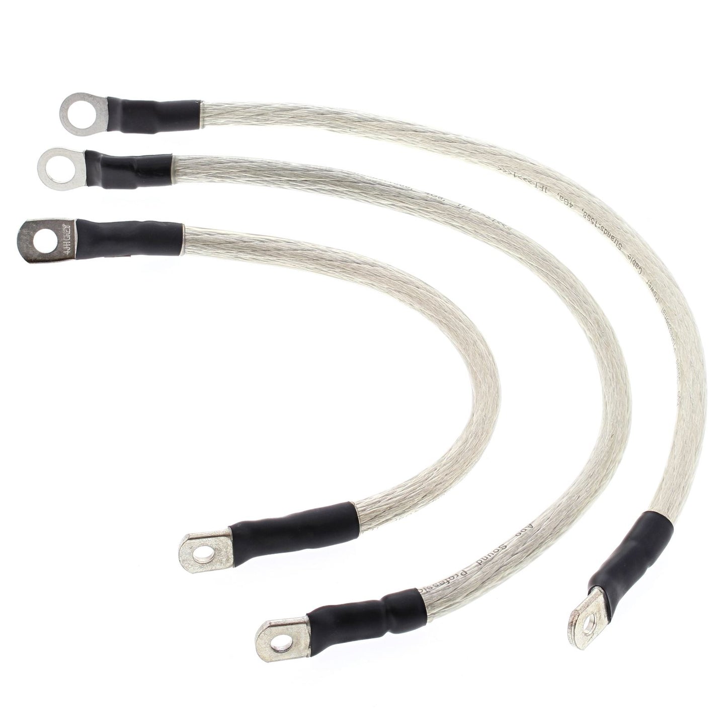 Battery Cable Kit Clear Harley FXR Super Glide 86-88, FXR Super Glide II 82-85, FXRC Custom 86-88, FXRD GT 86-88, FXRDG Disc Glide 1984, FXRS Low Glide 84-85, FXRS Low Rider 86-88, FXRS Low Rider Liberty 86-88, FXRS Low Rider Sport 86-88, FXRS Su