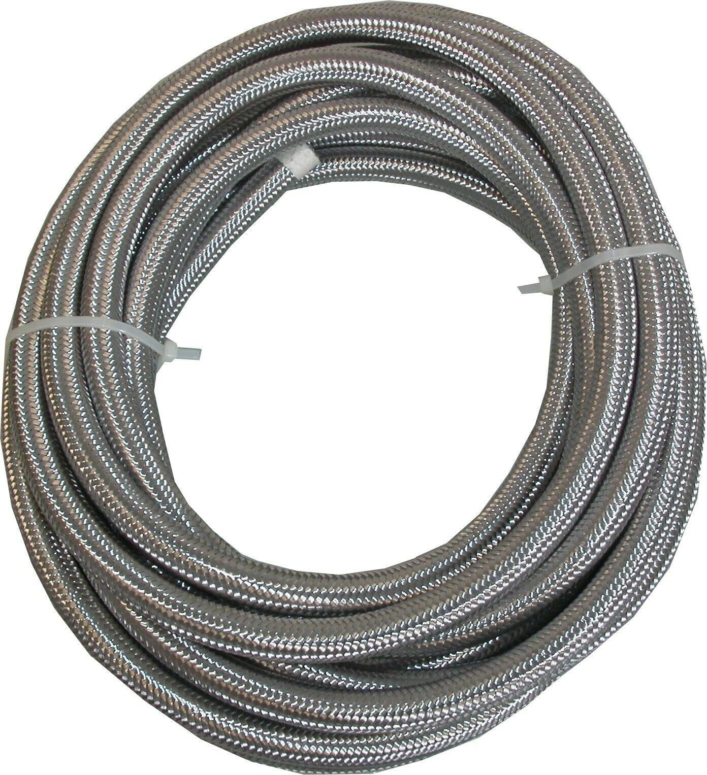 Stainless Steel Braided Hose 5/16" (25 Foot)