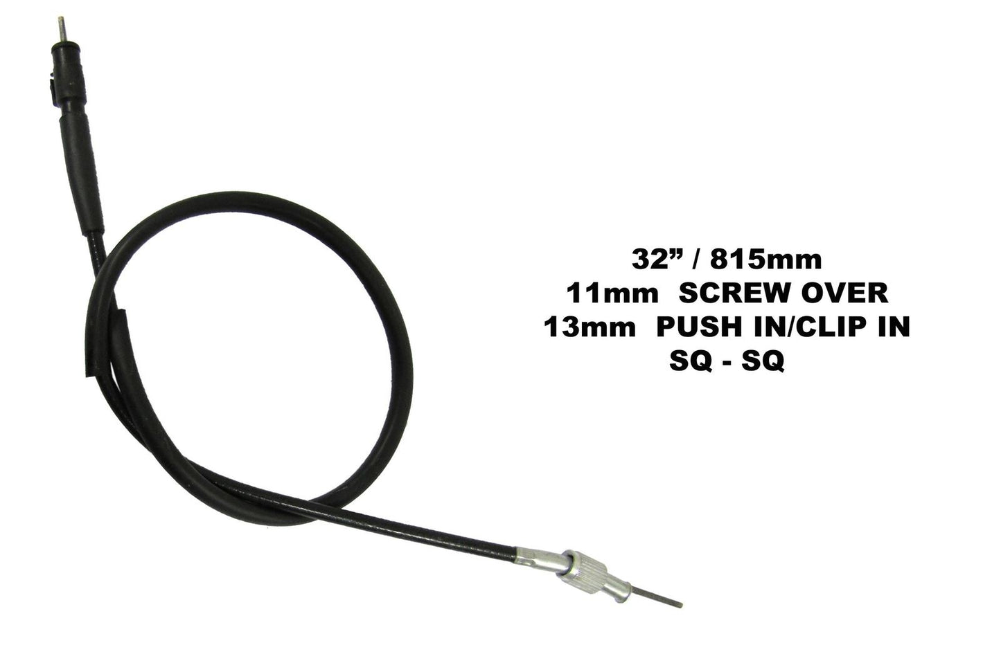 Speedo Cable Honda CBF125 09-11 32"/815mm sq-sq 163-334