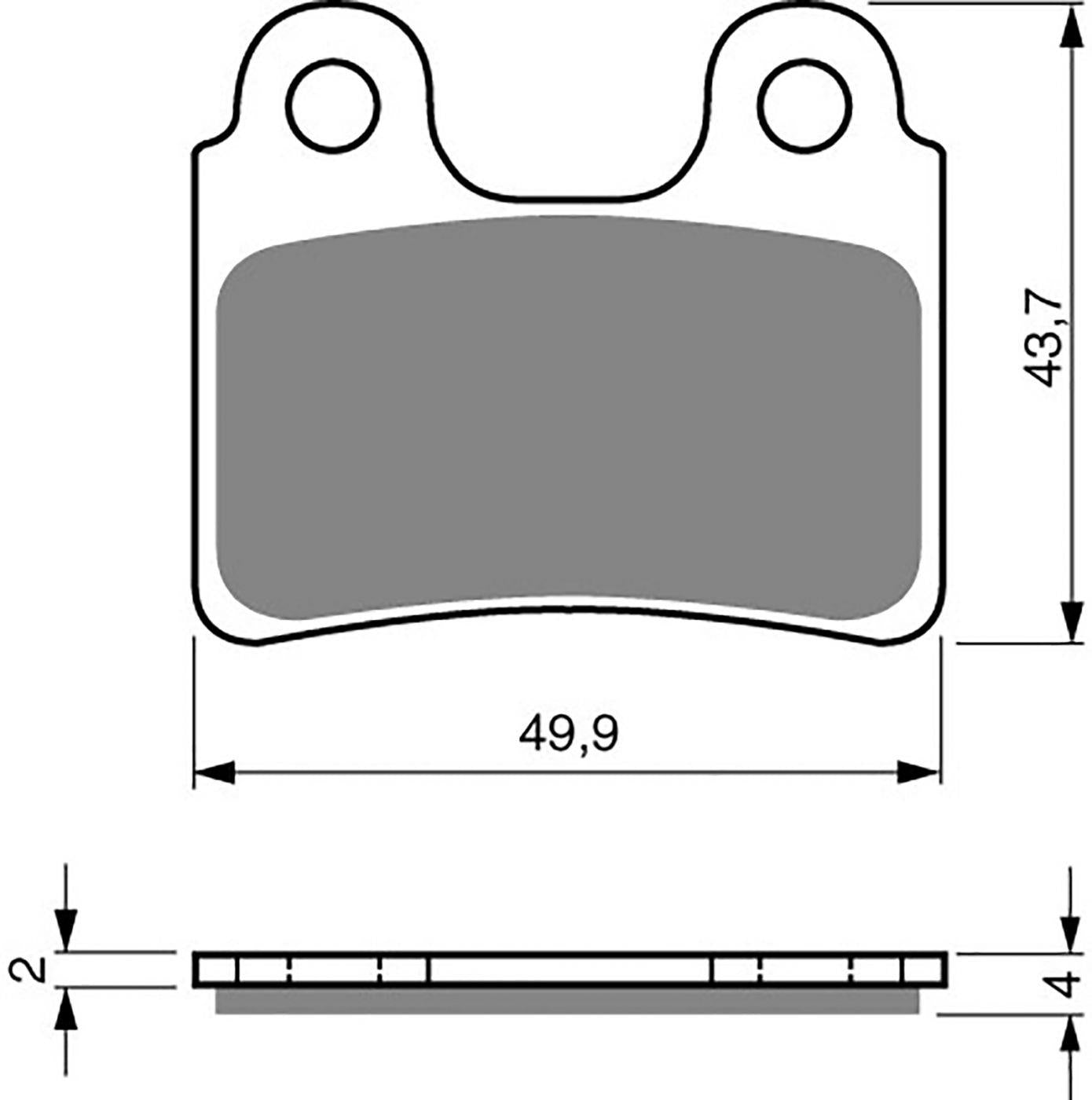 Goldfren Brake Pads K5-168, FA303, SBS802, FDB2109, VD9001