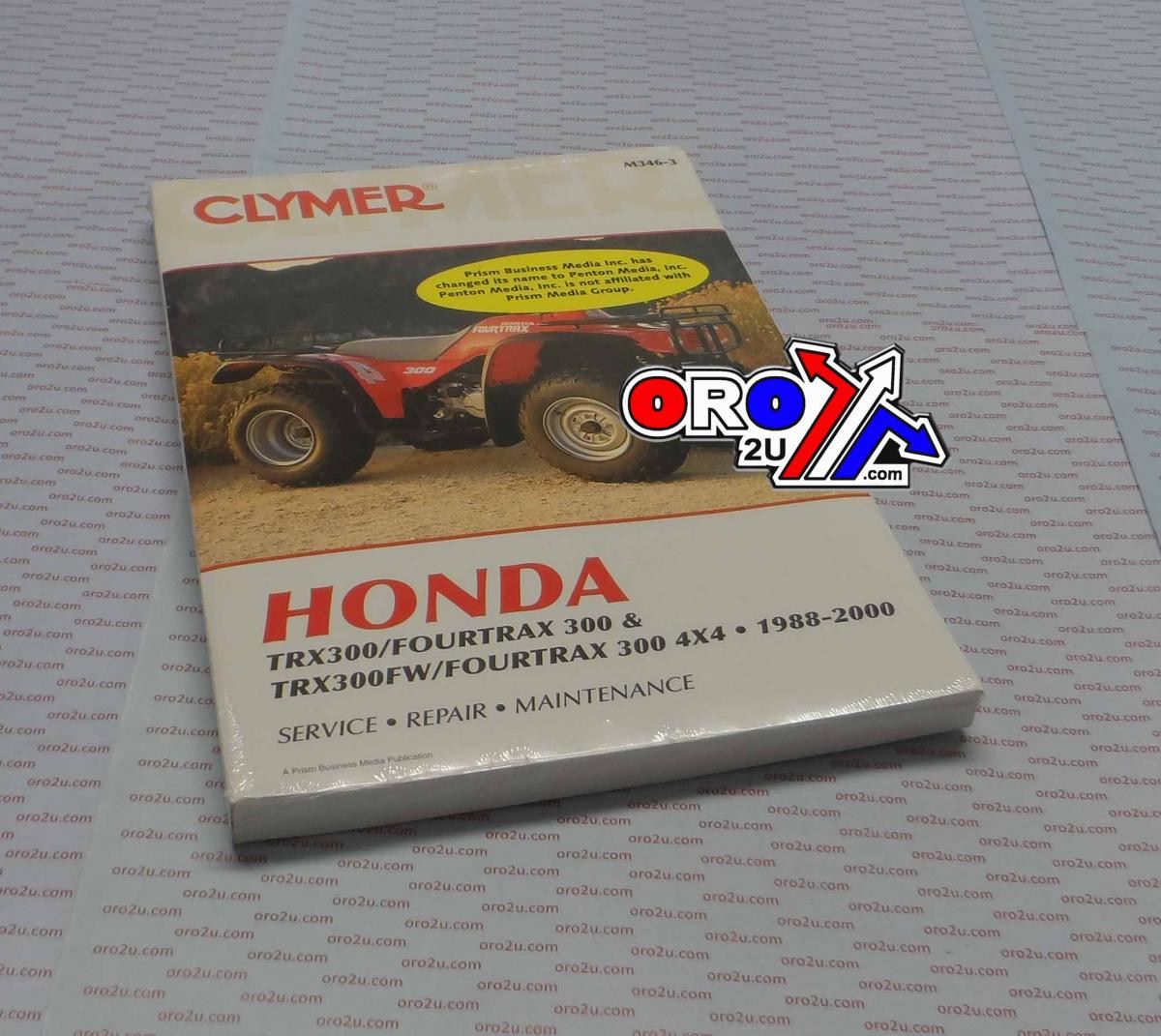 Clymer Manual For Honda TRX300, FourTrax 4x4 88-00
