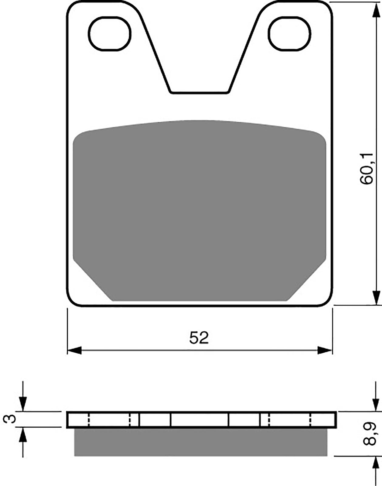 Goldfren Brake Pads AD169, FA267, SBS733
