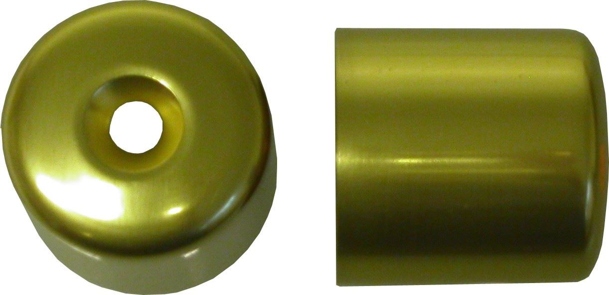 Handlebar Bar End Cover Gold For Honda VFR400R 1990-1992 (Pair)