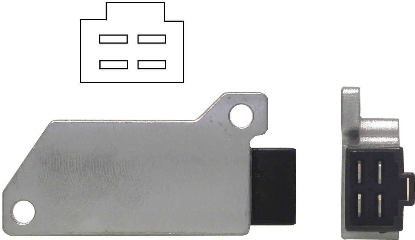 TourMax Regulator/Rectifier Yamaha RD350 YPVS, TZR250 4 Pin SH569A-12 OE Refs: 47X-81960-A3, 47X-81960-A2, 47X-81960-A1