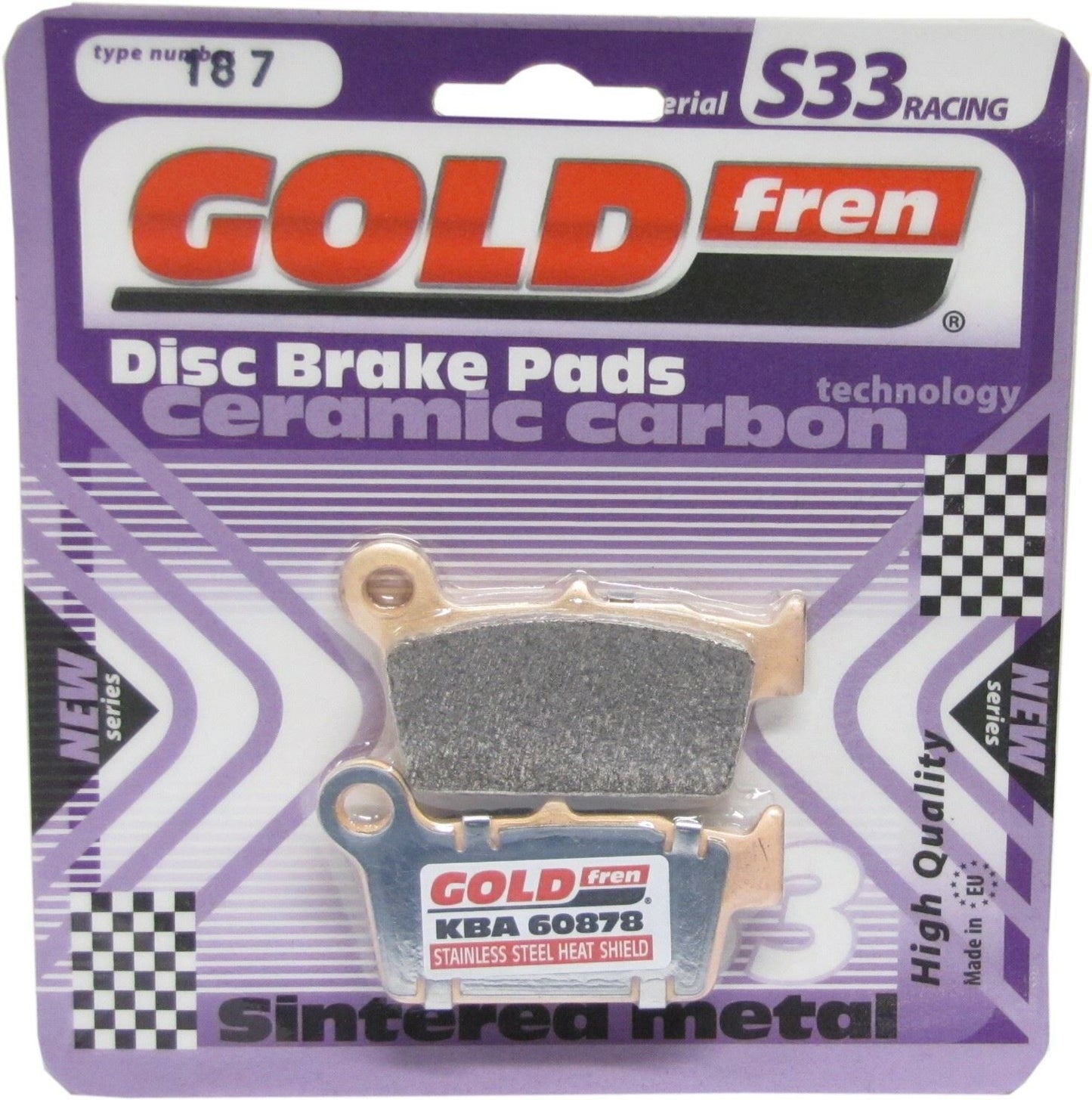 Goldfren Brake Pads S33-187, FA367, VD271, SBS790, FDB2162, DP940