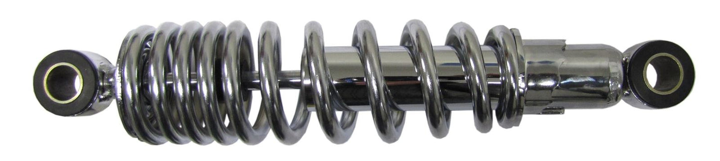 Shock Absorber 310mm Pin+Pin Lambretta Rear With Adjuster (All Chrome)