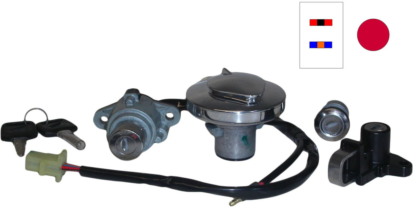 LockSet For Honda 3Wire VT1100 1985-05