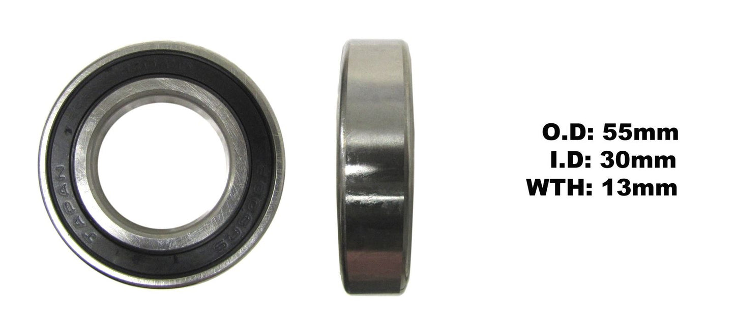 Koyo Bearing 6006-2RS-C3 (ID:30mm x OD:55mm x W:13mm)