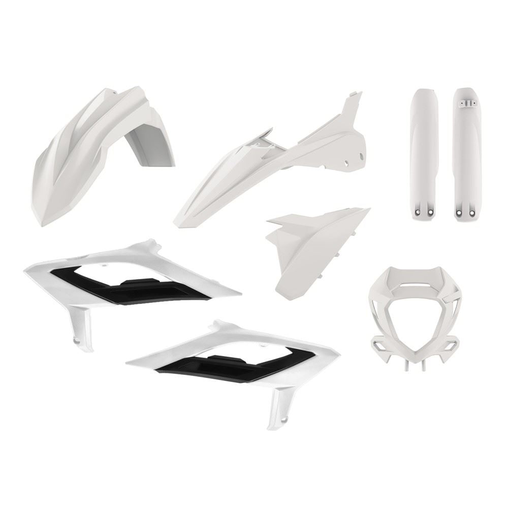 POLISPORT PLASTIC KIT BETA RR 125-480 2T+4T 2023-2024, WHITE
